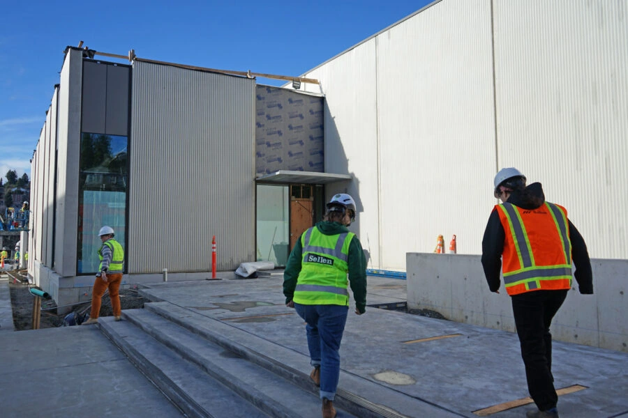 Seattle Storm facility design site. Photo courtesy of Sellen Construction